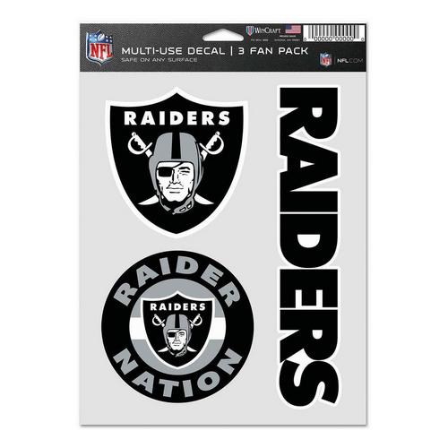 Wincraft Las Vegas Raiders Fan Decal - Primary Image