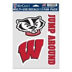 Wincraft Wisconsin Badgers Fan Decal - Thumbnail 1 of 2