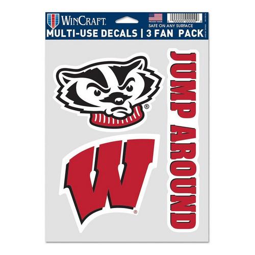 Wincraft Wisconsin Badgers Fan Decal - Primary Image
