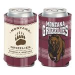 Wincraft Montana Grizzlies Plaid Patch Can Cooler - Thumbnail 1 of 2