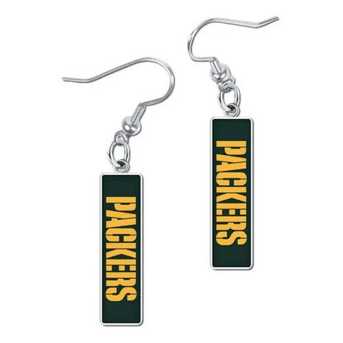Wincraft Green Bay Packers Rectangle Earrings - Primary Image
