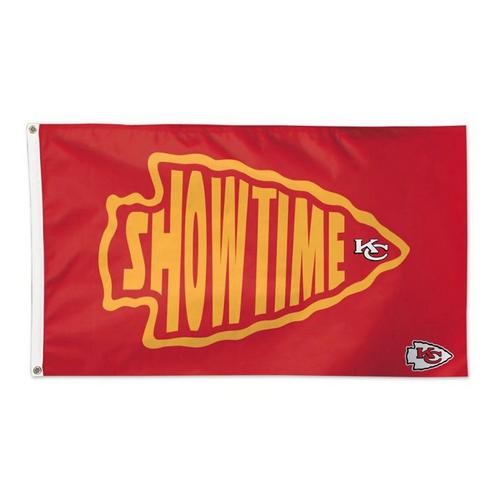 Wincraft Kansas City Chiefs "Showtime" 3'x5' Deluxe Flag - Primary Image