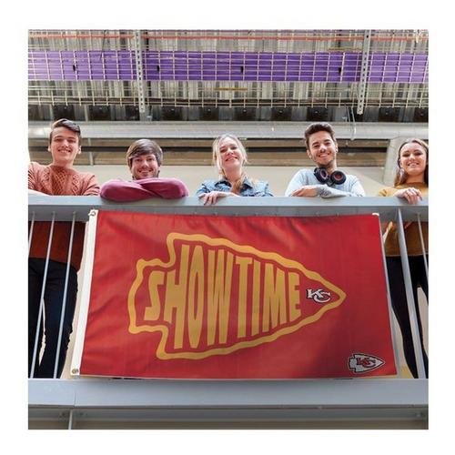 Wincraft Kansas City Chiefs "Showtime" 3'x5' Deluxe Flag - Primary Image