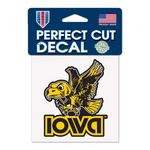 Wincraft Iowa Hawkeyes 4"x4" Retro 2 Decal - Thumbnail 1 of 2