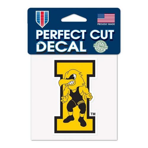 Wincraft Iowa Hawkeyes 4"x4" Wrestling Decal - Primary Image