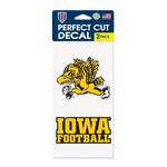 Wincraft Iowa Hawkeyes 4x8 Football Decal - Thumbnail 1 of 2