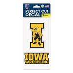 Wincraft Iowa Hawkeyes Wrestling Perfect Cut Decal - Thumbnail 1 of 3