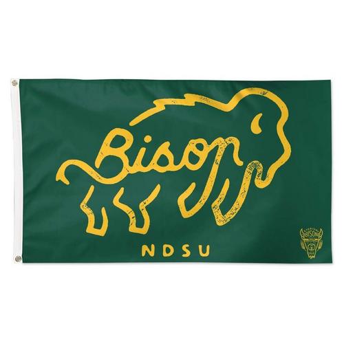 Wincraft North Dakota State Bison Everyday Bison 3'x5' Deluxe Flag - Primary Image