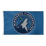 Wincraft Minnesota Timberwolves Blue 3'x5' Deluxe Flag - Thumbnail 1 of 3