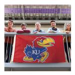 Wincraft Kansas Jayhawks Deluxe 3'x5' Flag - Thumbnail 2 of 2