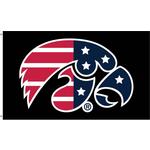 Wincraft Iowa Hawkeyes 3'x5' Deluxe Americana Flag - Thumbnail 1 of 2