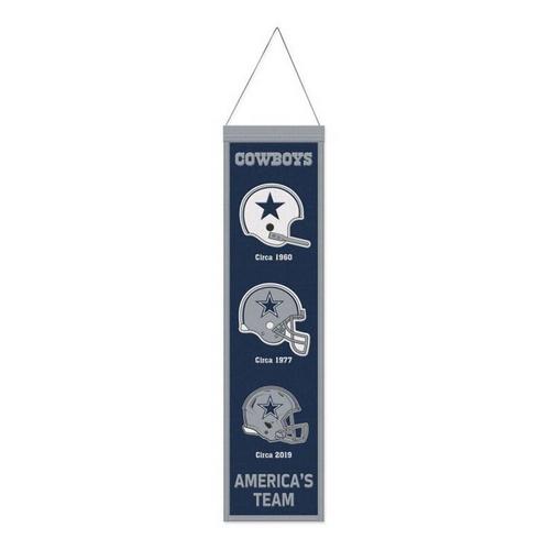 Wincraft Dallas Cowboys 8"x32" Evolution Wool Banner - Primary Image