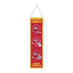 Wincraft Kansas City Chiefs 8"x32" Evolution Wool Banner - Thumbnail 1 of 2