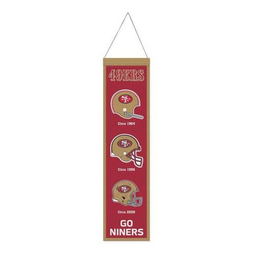 Wincraft San Francisco 49ers 8"x32" Evolution Wool Banner - Primary Image