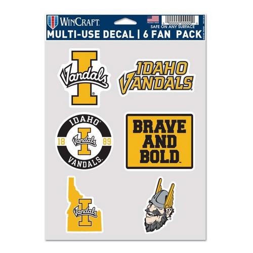 Wincraft Idaho Vandals 3pk Fan Decals - Primary Image