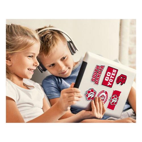 Wincraft South Dakota Coyotes Multi-Use 6-Pack Decal - Primary Image