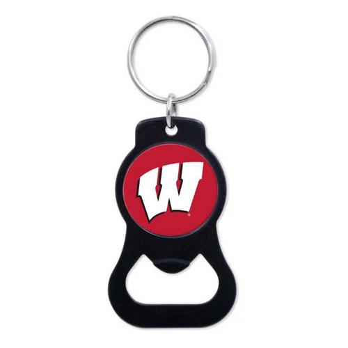 Wincraft Wisconsin Badgers Bottle Opener Key Ring - Primary Image