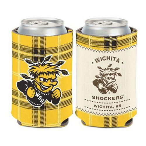 Wincraft Wichita State Shockers Plaid Patch Can Cooler - Primary Image