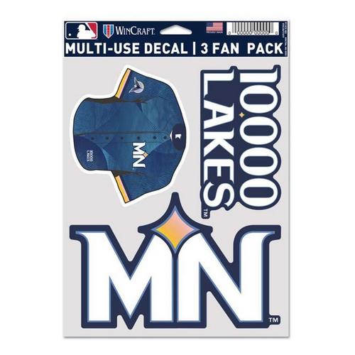 Wincraft Minnesota Twins City Connect 3pk Decals - Primary Image