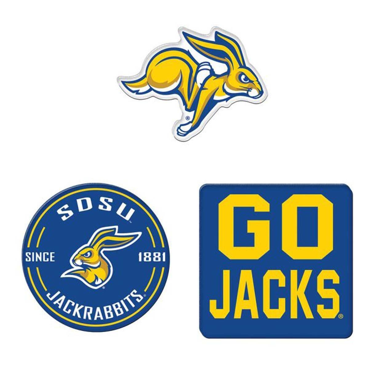 Wincraft South Dakota State Jackrabbits 3pk Magnets