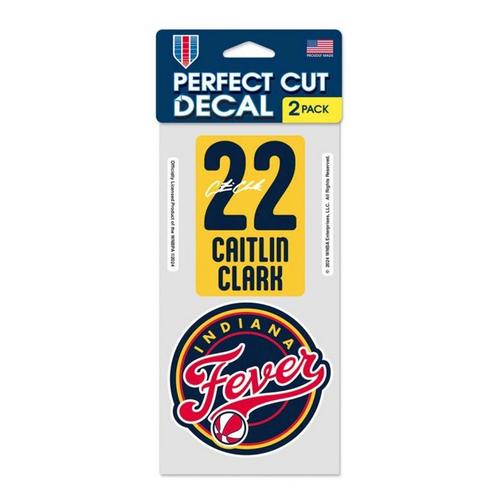 Wincraft Indiana Fever Caitlin Clark 4x8 Decal Set - Primary Image