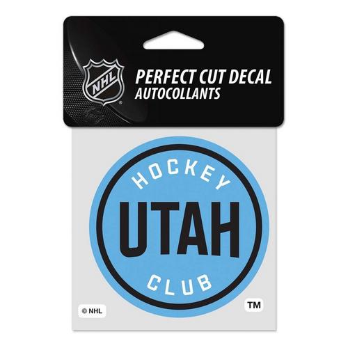 Wincraft Utah Hockey Club 4"x4" Perfect Decal - Primary Image