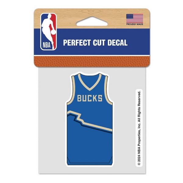 Wincraft Milwaukee Bucks 2024 City Edition 4"x4" Perfect Cut Decal