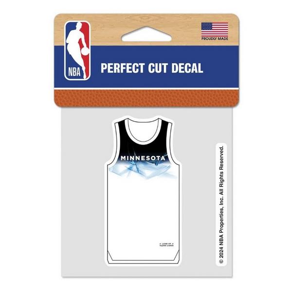 Wincraft Minnesota Timberwolves 2024 City Edition 4"x4" Perfect Cut Decal