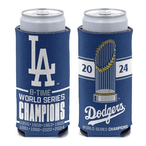 Wincraft Los Angeles Dodgers 2024 World Series Champions Slim Can Cooler - Primary Image