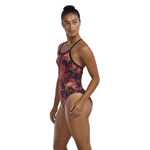 Women's TYR Durafast Lite Diamondfit One Piece Swimsuit Competitive 34 Red