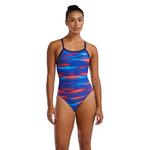 Women's TYR Durafast Lite Diamondfit Technowave One Piece Swimsuit - Thumbnail 1 of 2