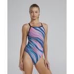 Women's TYR Durafast Elite Diamondfit Riptidal One Piece Swimsuit - Thumbnail 2 of 8