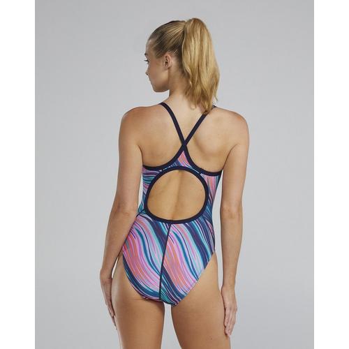 Women's TYR Durafast Elite Diamondfit Riptidal One Piece Swimsuit - Primary Image