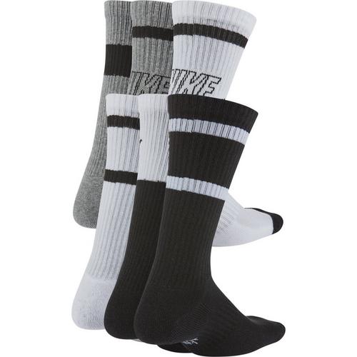 Kids' Nike Everyday Cushioned 6 Pack Crew Socks - Primary Image