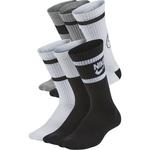 Kids' Nike Everyday Cushioned 6 Pack Crew Socks - Thumbnail 2 of 3