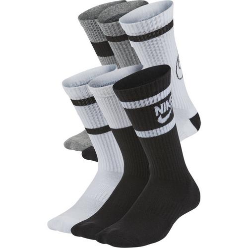 Kids' Nike Everyday Cushioned 6 Pack Crew Socks - Primary Image