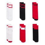 Kids' Nike Everyday Cushioned 6 Pack Crew Socks - Thumbnail 3 of 5