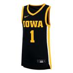 Nike Kids' Iowa Hawkeyes Basketball Replica Jersey - Thumbnail 1 of 3