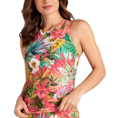 Women's Jantzen Nora High Neck Swim Tankini - Primary Image