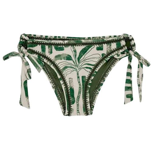 Women's Cosita Linda Brushes Palms Tie Side Latin Swim Bottoms - Primary Image