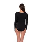 Women's Jantzen Kim Rashguard One Piece Swimsuit - Thumbnail 2 of 5