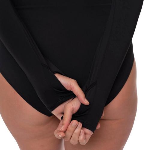 Women's Jantzen Kim Rashguard One Piece Swimsuit - Primary Image