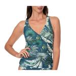 Women's Jantzen Palm Toile Louise Wrap Swim Tankini - Thumbnail 1 of 3