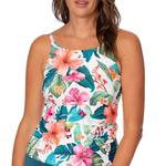Women's Jantzen Hawaiian Sunrise Lauren Swim Tankini - Thumbnail 1 of 3