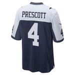 Nike Dallas Cowboys Dak Prescott #4 Throwback Game Jersey - Thumbnail 1 of 2