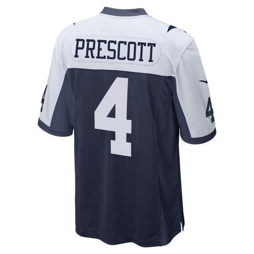 Nike Dallas Cowboys Dak Prescott #4 Throwback Game Jersey - Primary Image