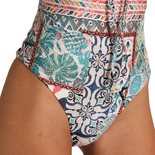 Women's damsel High Leg Keyhole Swim Bottoms - Primary Image