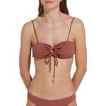 Women's damsel Cord Keyhole Swim Bikini Top - Thumbnail 1 of 3