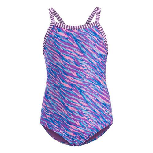 Girls' GK Elite Sportswear Dolfin Print One Piece Swimsuit - Primary Image