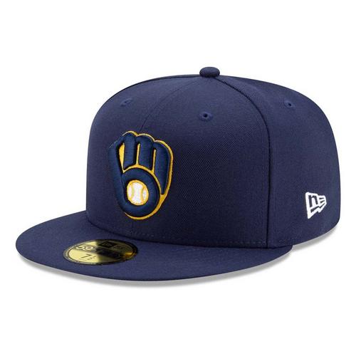 New Era Milwaukee Brewers Authentic Collection On Field 59Fifty Fitted Hat - Primary Image